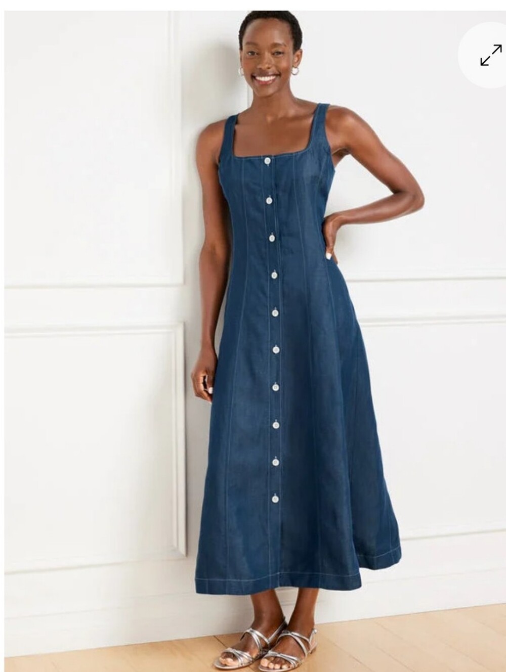 Talbots Seam Detail Fit & Flare Dress Size 16 nwt